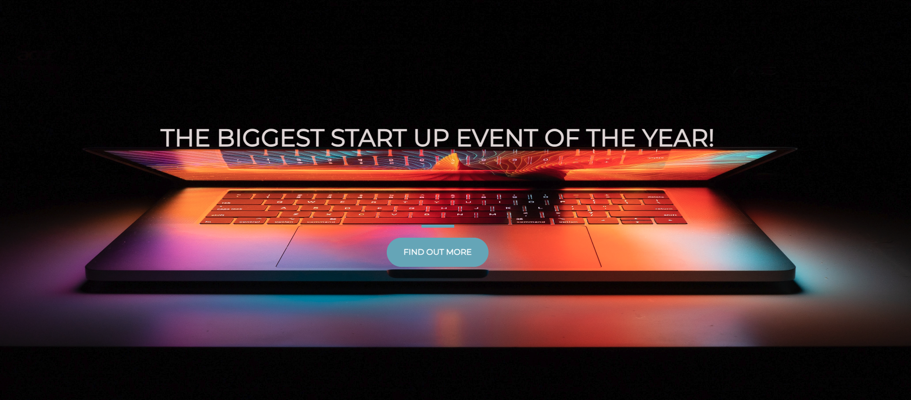 Start-up landing page